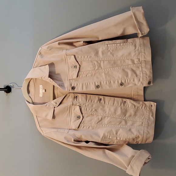 Uniqlo Jackets & Blazers - Large Pale pink jean jacket